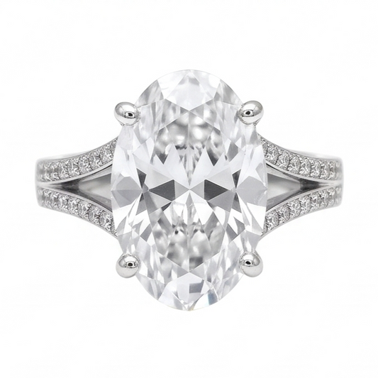 Bague Diamant Naturel 3.40 Carats