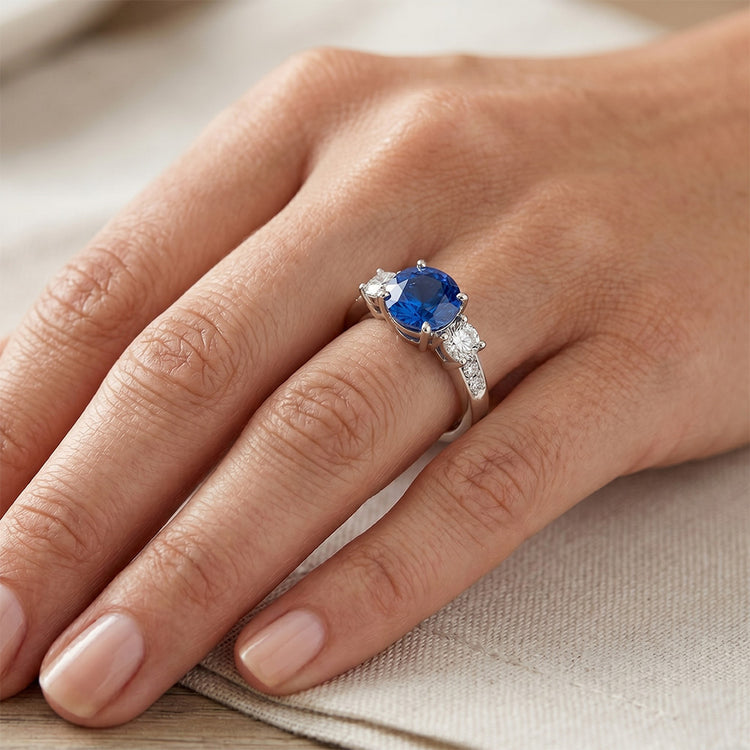 Bague Diamant Naturel 3.40 Carats