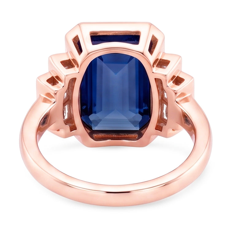 Bague Diamant Naturel 3.50 Carats - Or Rose 14K