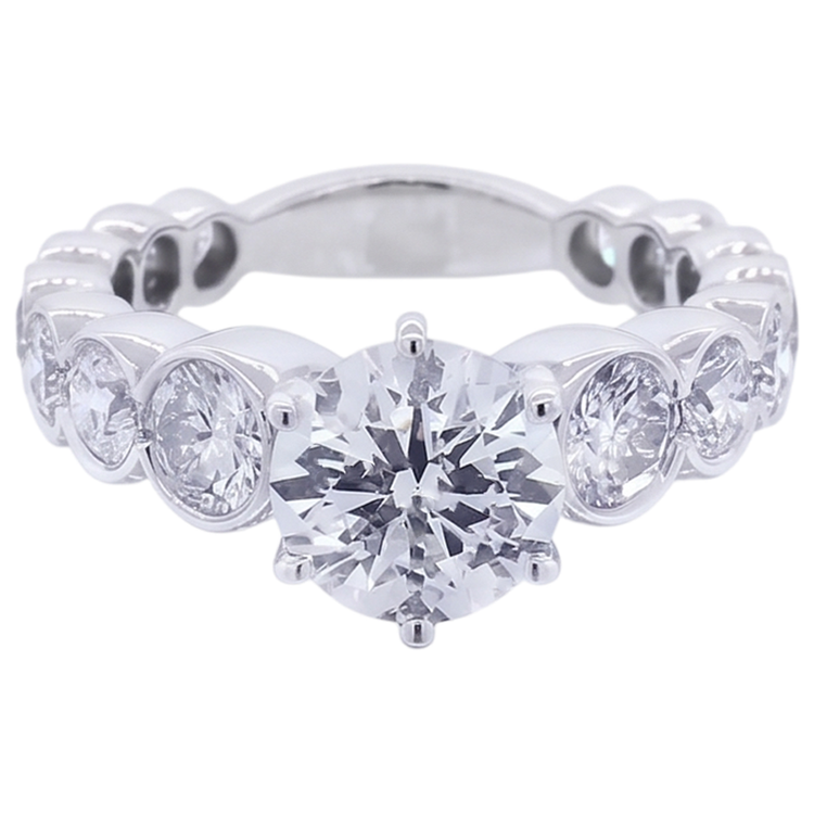 Bague Diamant Naturel 3.50 Carats