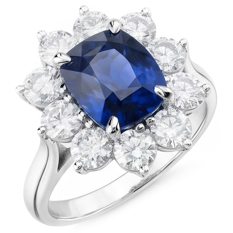 Bague Diamant Naturel 3.50 Carats