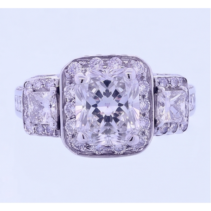 Bague Diamant Naturel 3.50 Carats