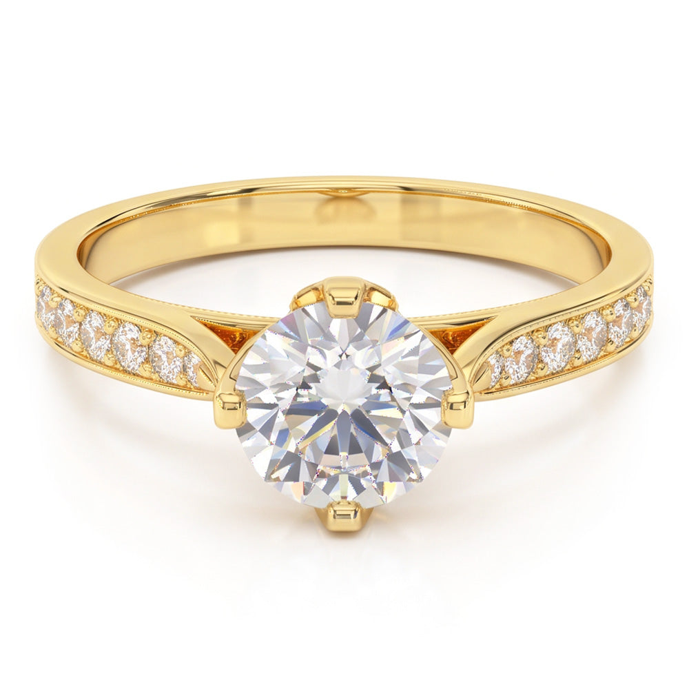 Bague Diamant Naturel 3.50 Carats