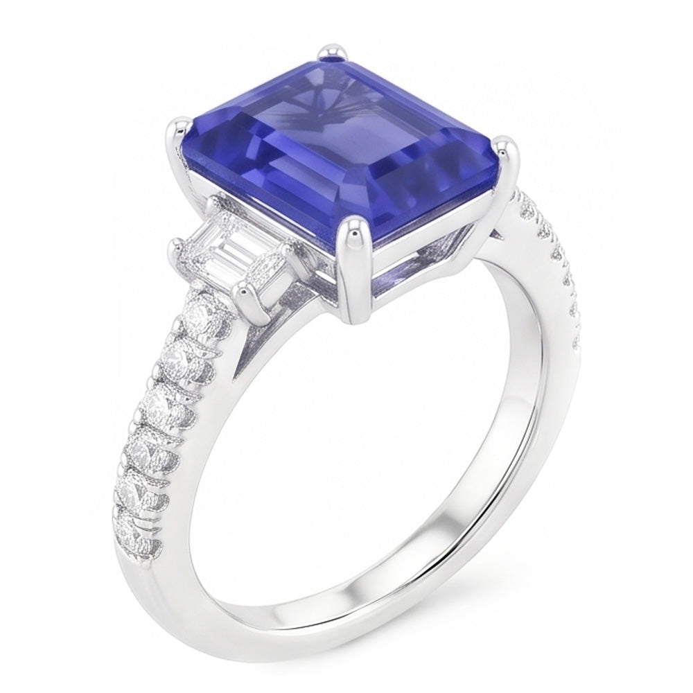 Bague Diamant Naturel 3.50 Carats