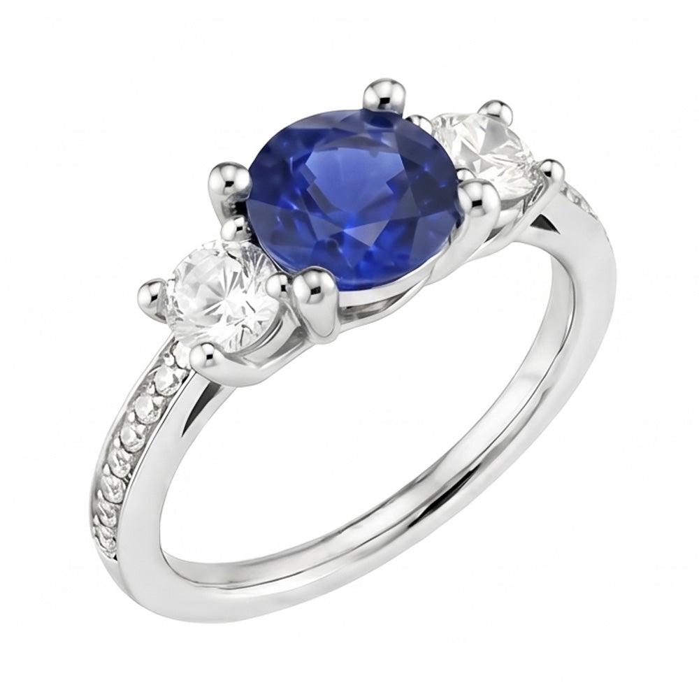 Bague Diamant Naturel 3.50 Carats