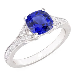 Bague Diamant Naturel 3.50 Carats
