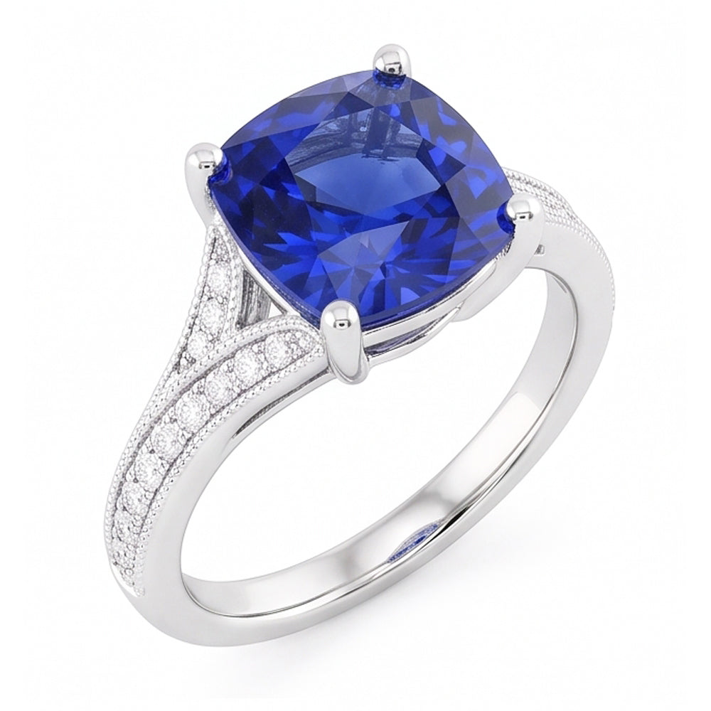 Bague Diamant Naturel 3.50 Carats