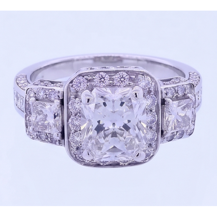 Bague Diamant Naturel 3.50 Carats