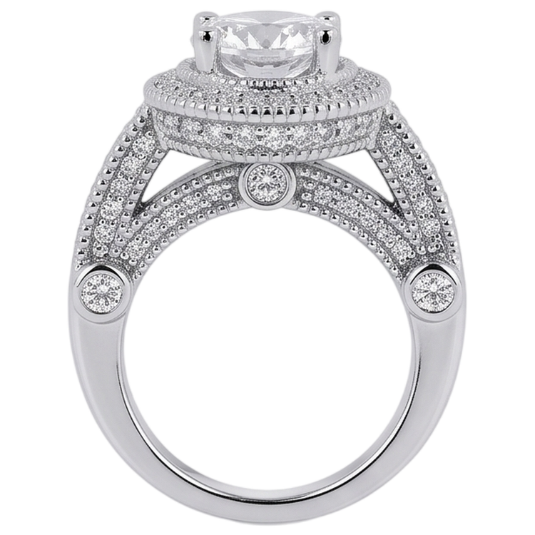 Bague Diamant Naturel 3.50 Carats