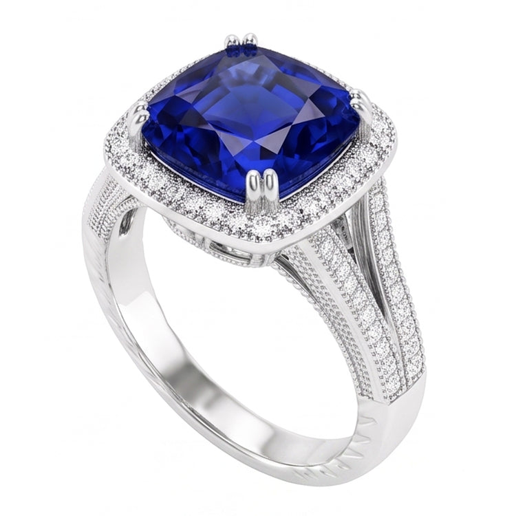 Bague Diamant Naturel 3.50 Carats