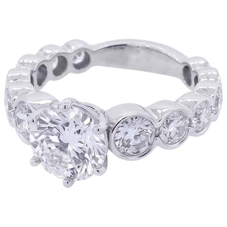 Bague Diamant Naturel 3.50 Carats