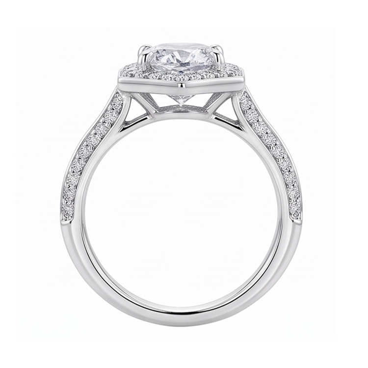 Bague Diamant Naturel 3.50 Carats