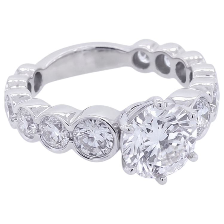 Bague Diamant Naturel 3.50 Carats