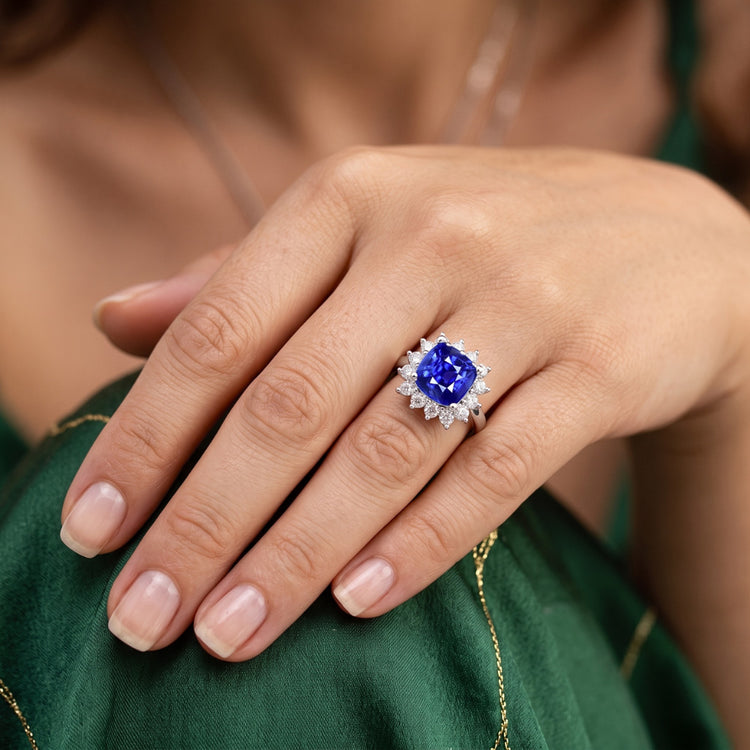 Bague Diamant Naturel 3.50 Carats