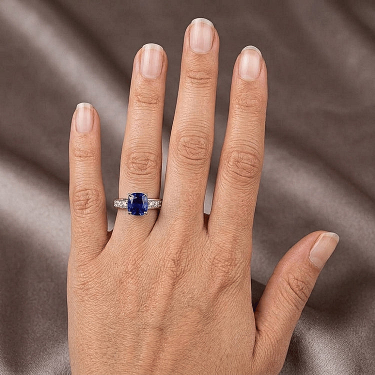 Bague Diamant Naturel 3.50 Carats