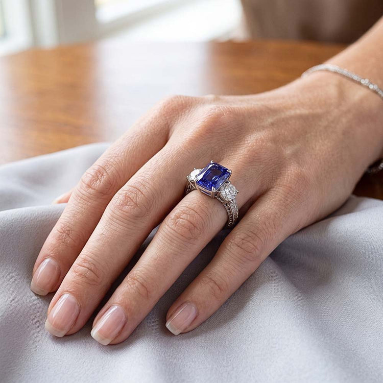 Bague Diamant Naturel 3.50 Carats