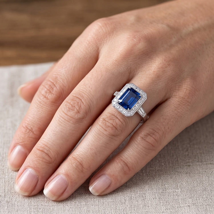 Bague Diamant Naturel 3.50 Carats
