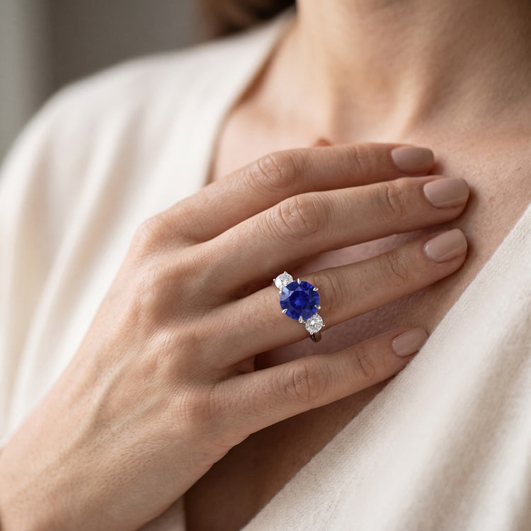 Bague Diamant Naturel 3.50 Carats