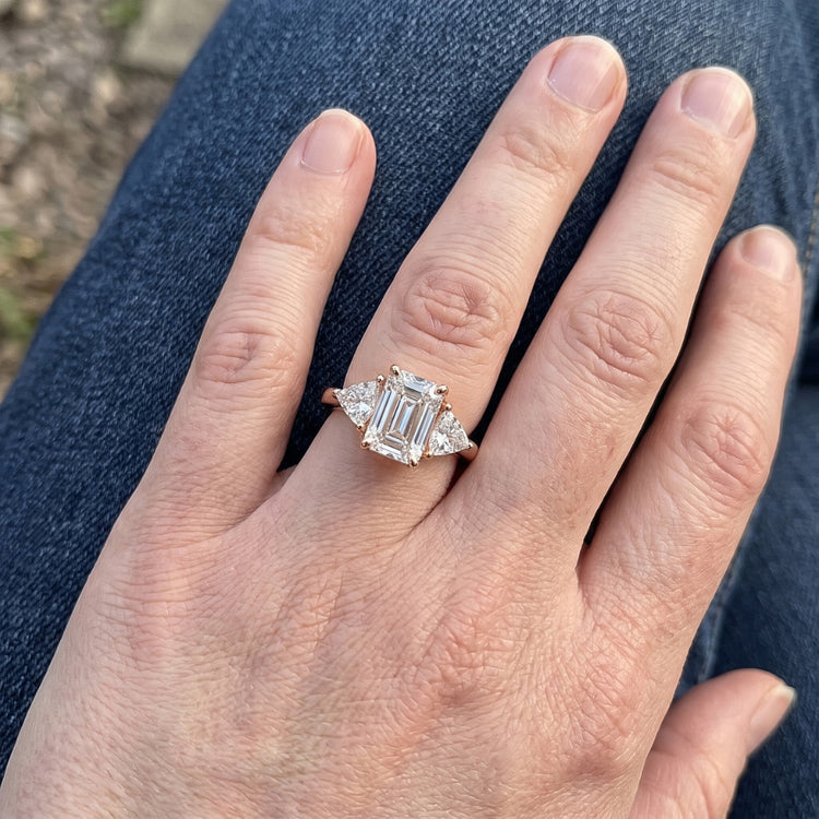Bague Diamant Naturel 3.51 Carats
