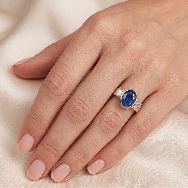 Bague Diamant Naturel 3.61 Carats