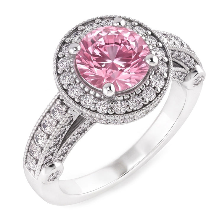 Bague Diamant Naturel 3.71 Carats