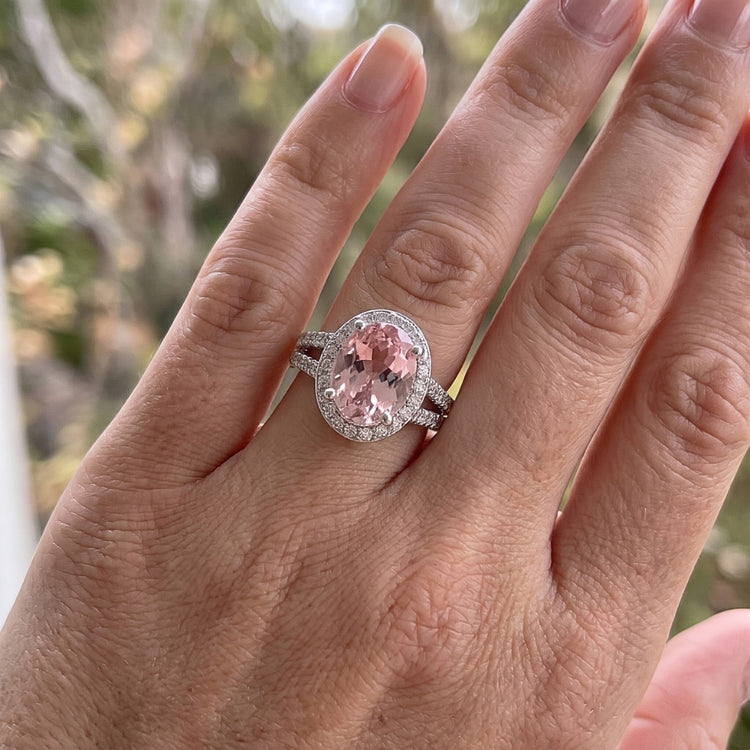 Bague Diamant Naturel 3.73 Carats