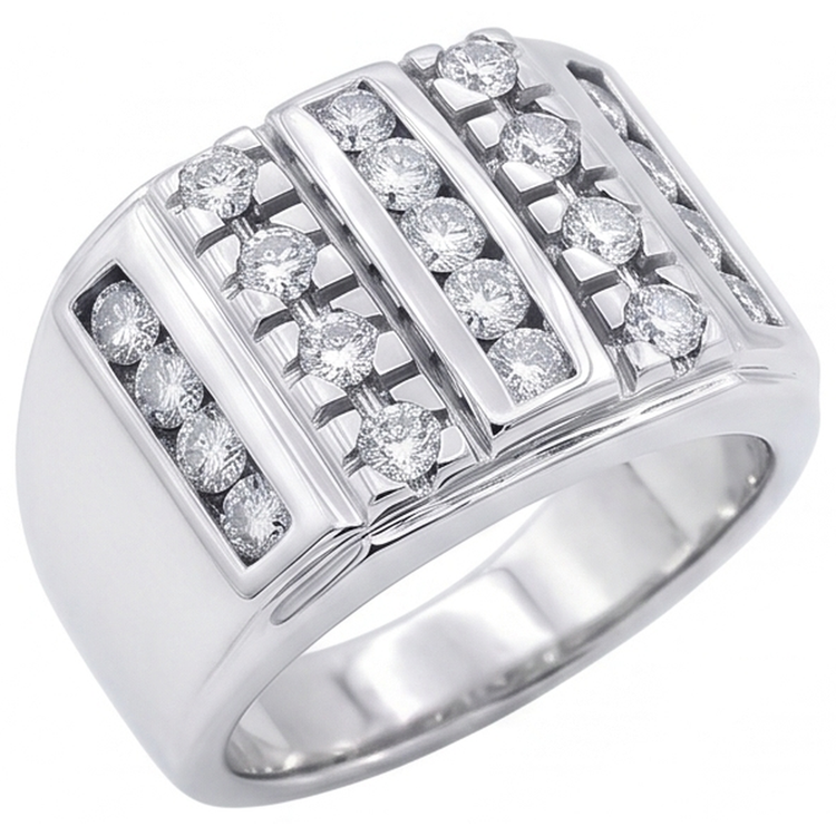 Bague Diamant Naturel 3.75 Carats