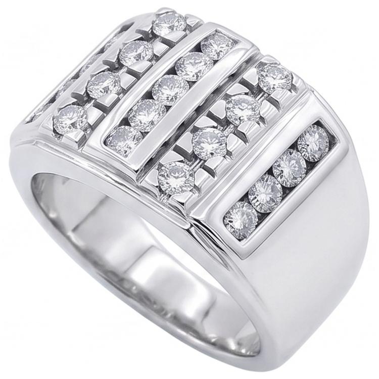 Bague Diamant Naturel 3.75 Carats