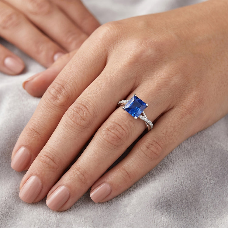 Bague Diamant Naturel 3.75 Carats