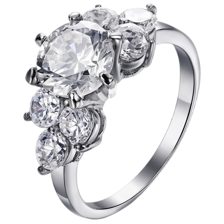 Bague Diamant Naturel 3.80 Carats
