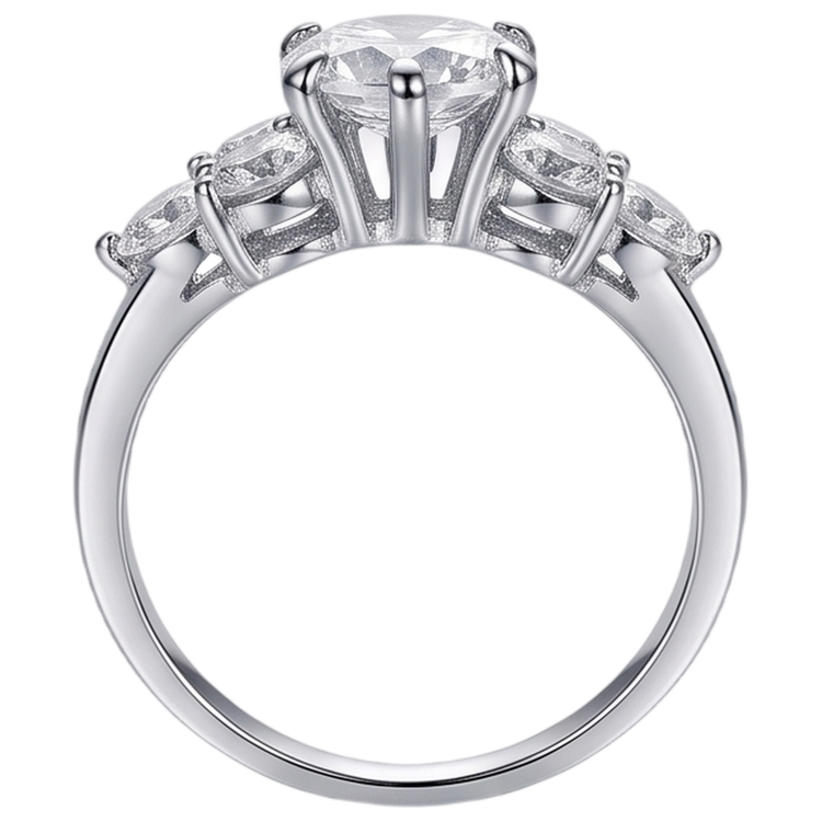 Bague Diamant Naturel 3.80 Carats