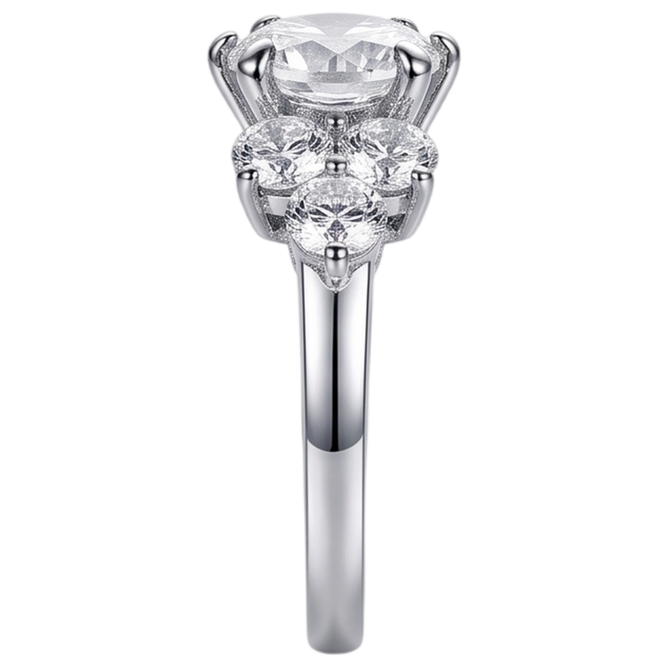 Bague Diamant Naturel 3.80 Carats
