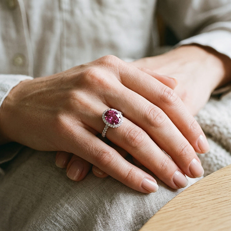 Bague Diamant Naturel 3.90 Carats