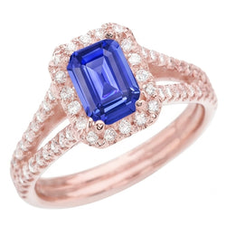 Bague Diamant Naturel 3 Carats - Or Rose 14K