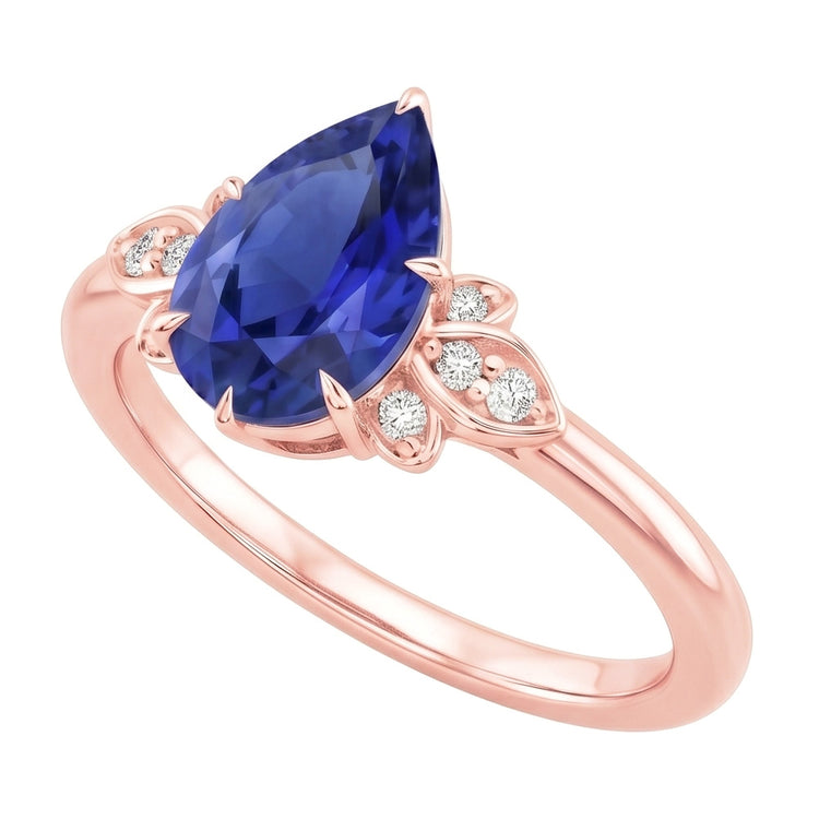 Bague Diamant Naturel 3 Carats - Or Rose 14K