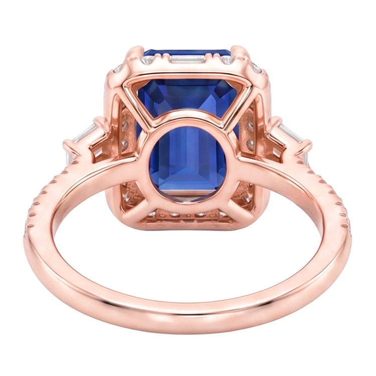 Bague Diamant Naturel 3 Carats - Or Rose 14K