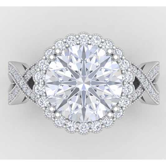 Bague Diamant Naturel 3 Carats