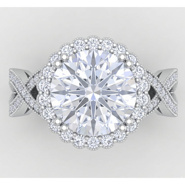 Bague Diamant Naturel 3 Carats