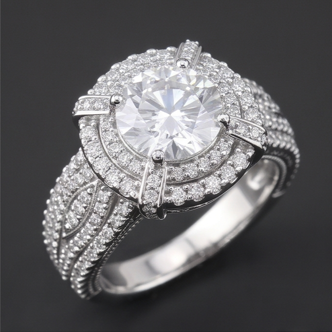Bague Diamant Naturel 3 Carats