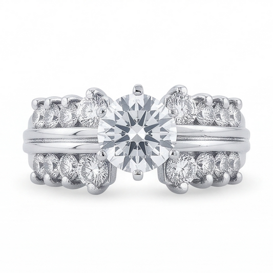 Bague Diamant Naturel 3 Carats