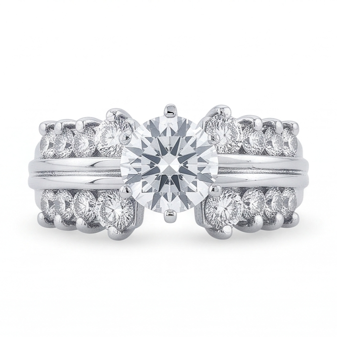 Bague Diamant Naturel 3 Carats