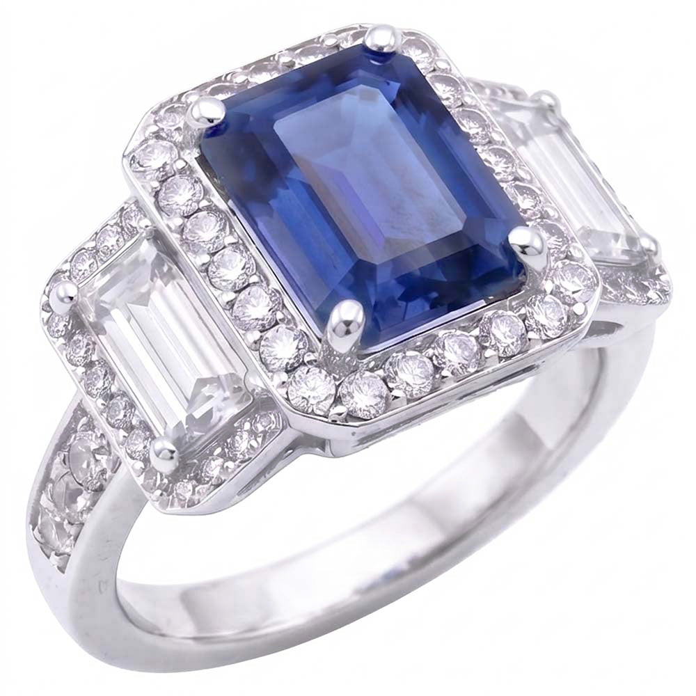 Bague Diamant Naturel 3 Carats