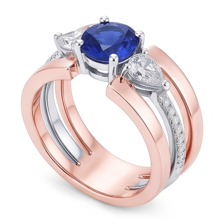 Bague Diamant Naturel 3 Carats