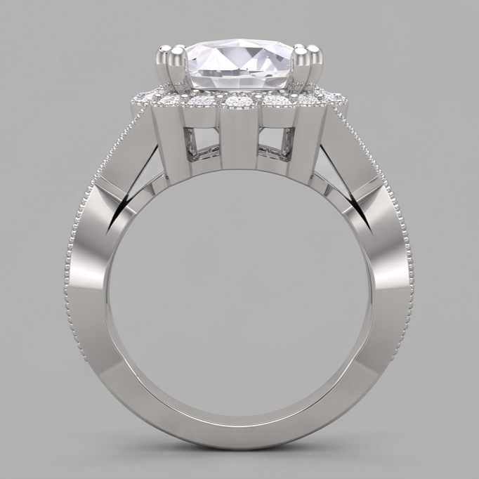 Bague Diamant Naturel 3 Carats
