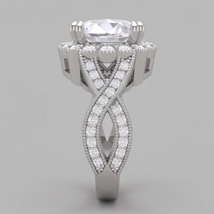 Bague Diamant Naturel 3 Carats