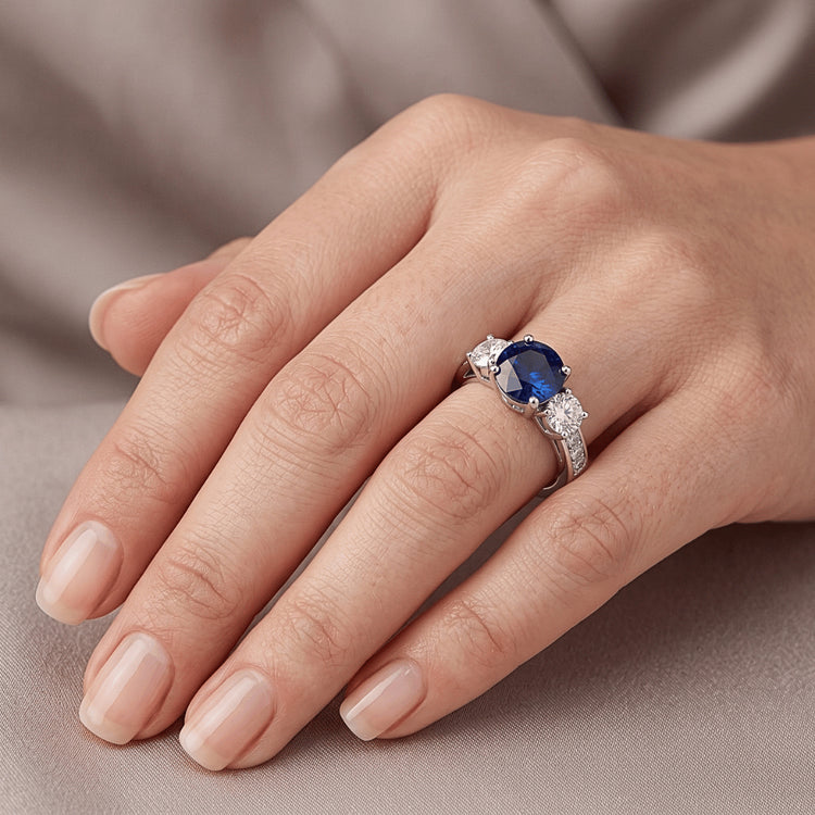 Bague Diamant Naturel 3 Carats