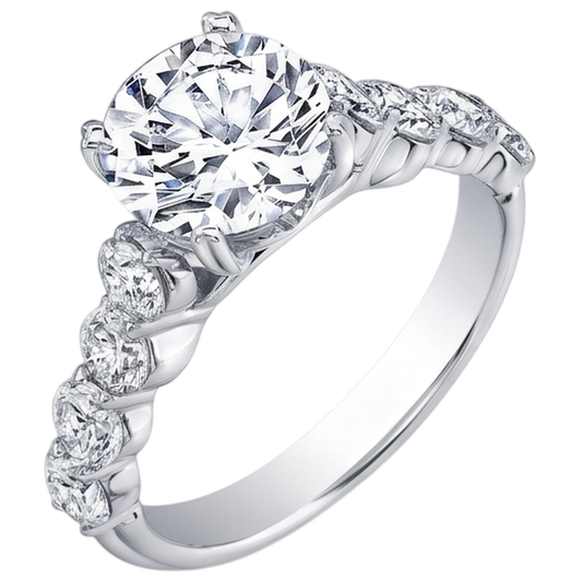 Bague Diamant Naturel 4.10 Carats