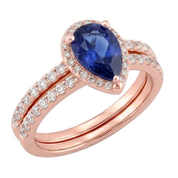 Bague Diamant Naturel 4.50 Carats - Or Rose 14K