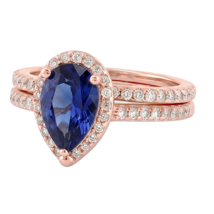 Bague Diamant Naturel 4.50 Carats - Or Rose 14K