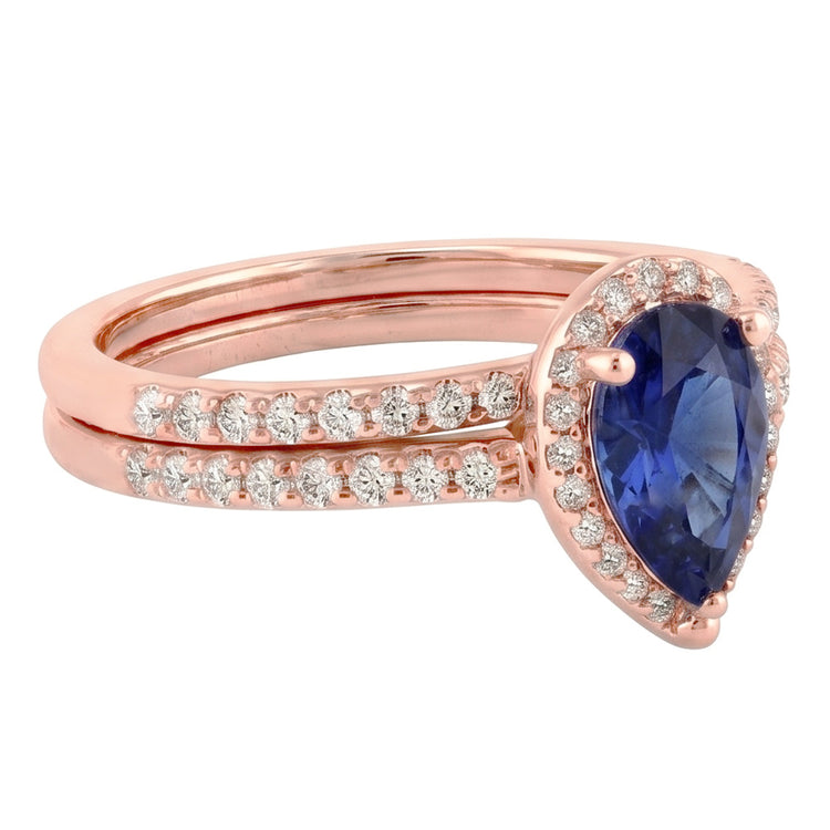 Bague Diamant Naturel 4.50 Carats - Or Rose 14K